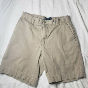 Polo Ralf Lauren Cargo Shorts Cream Mens 33 Classic Fit